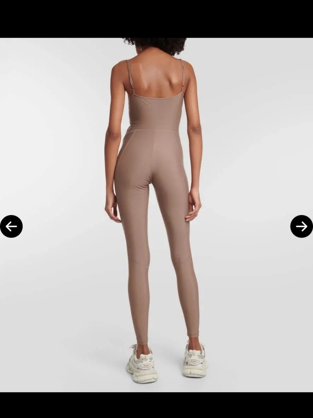 Balenciaga Nylon Blend Activewear Bodysuit Logo Jumpsuit size M EU 38 - Picture 5 of 5